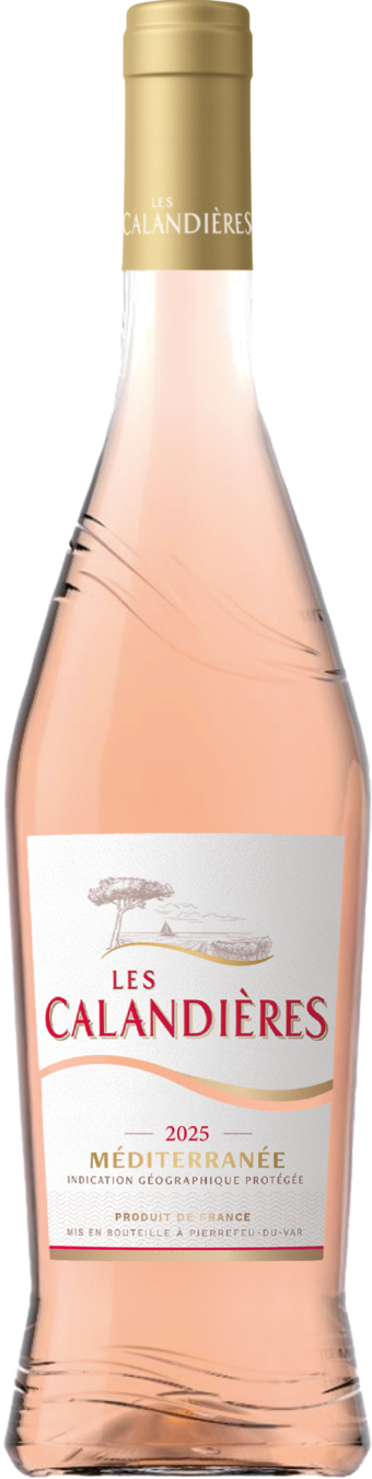bouteille rosé les calandieres
